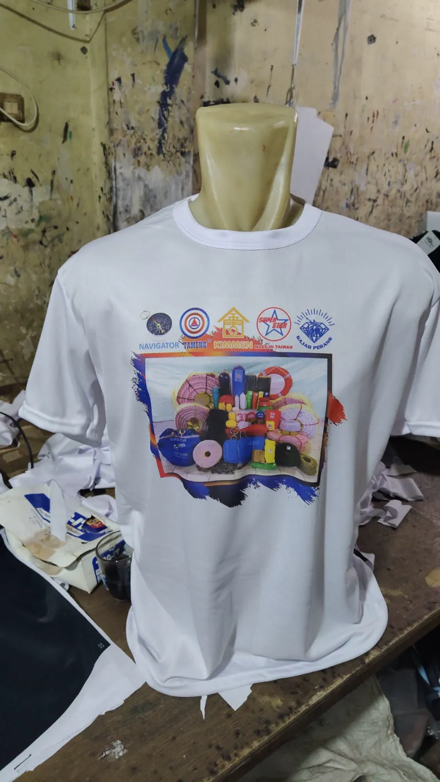 Kaos produksi batch